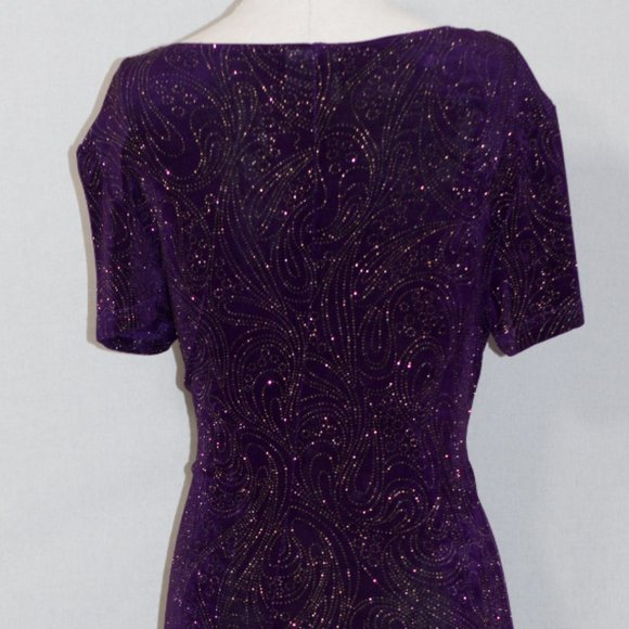Byer Studio California Purple Shimmer Dress - Picture 8 of 12